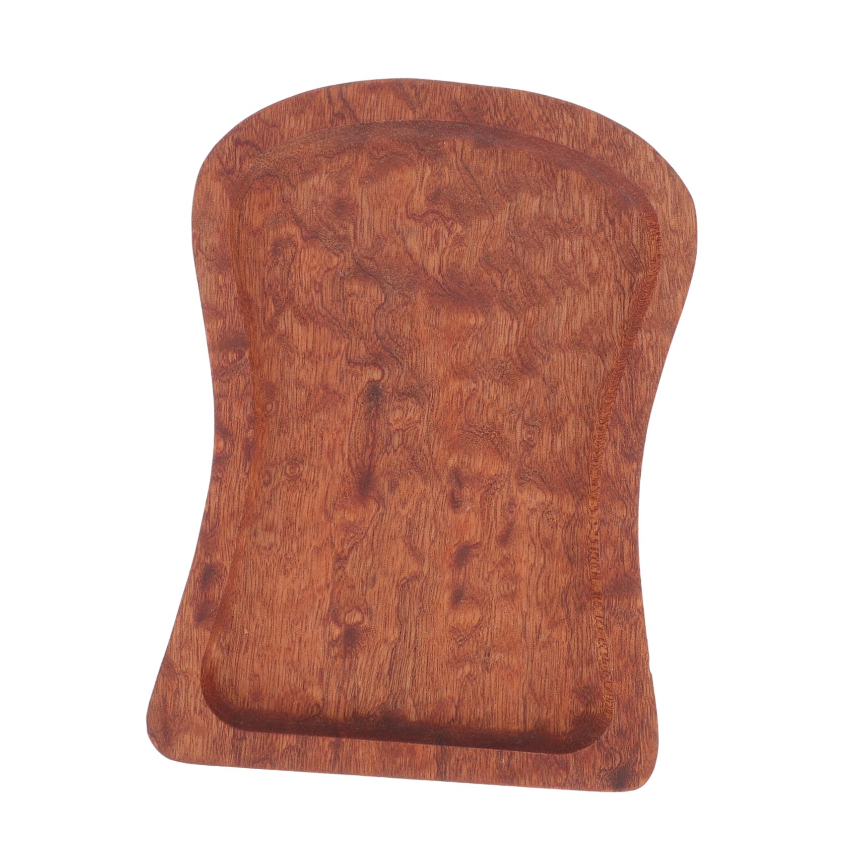 KICHOUSE Wooden Pastry Tray Toast Plate Decorative Design Versatile for Salad Pasta