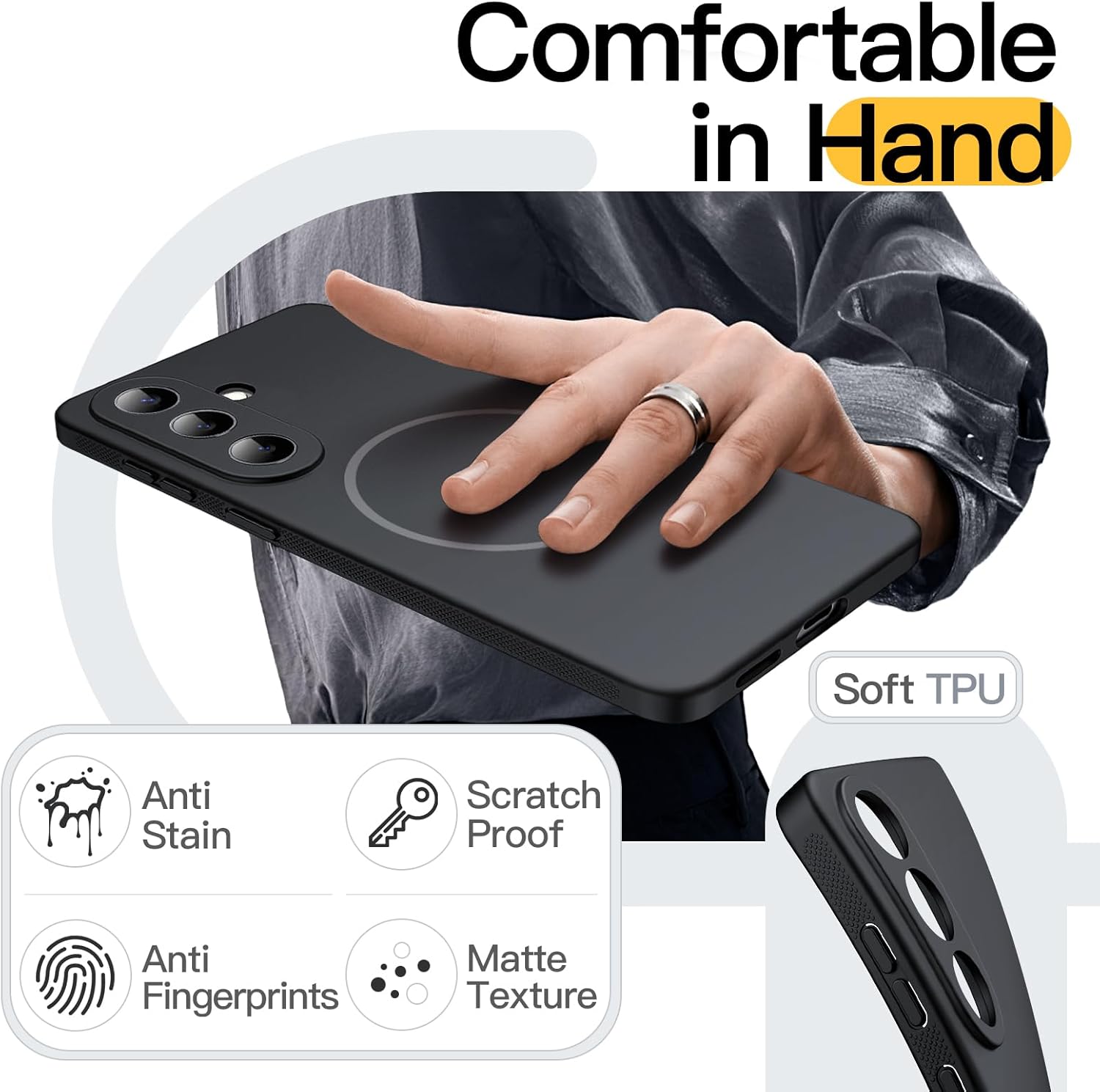 جيتك جراب رفيع لموبايل سامسونج جالاكسي S26 بلس، متوافق مع ماج ... - view 7