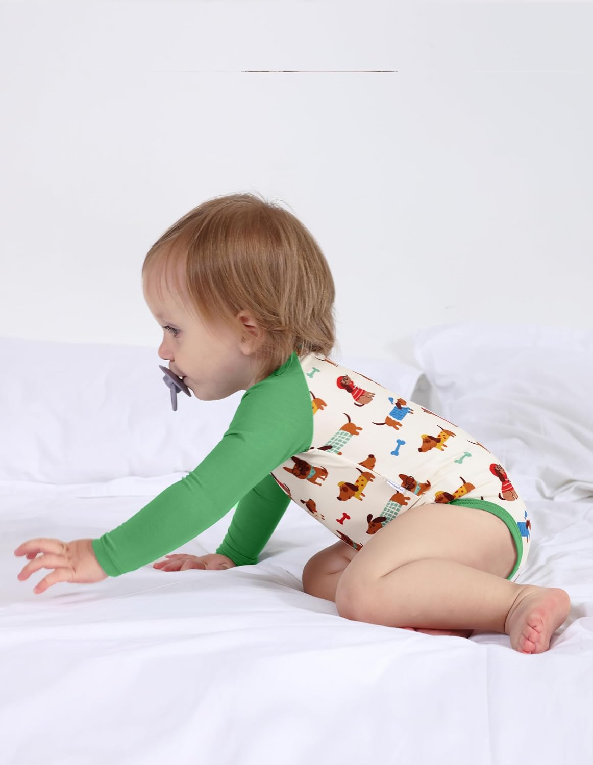 Baby Bodysuits Unisex Bodysuit Boys Girls Clothes Snap Viscose from Bamboo Infant Toddler Wear NB-24Months