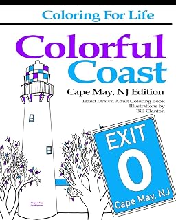 Coloring for Life: Colorful Coast Cape May, NJ Edition