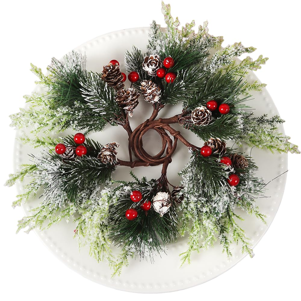 Rond De Serviette Élégant Lot de 60 Ronds De Serviette en Cèdre Rouge Et Pomme De Pin Disponibles en Plusieurs Couleurs pour Mariages Fêtes Réunions Famille Anniversaires Et Fêtes d'anniversaire