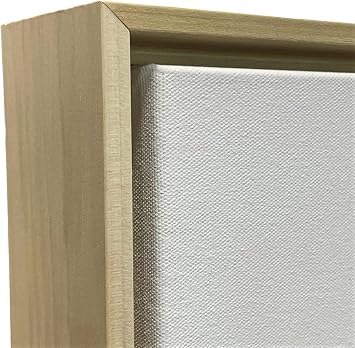 SUNBELT Natural Poplar Wood Floater Frame for 1.5" Deep Canvas FOR CANVAS SIZE 24x24