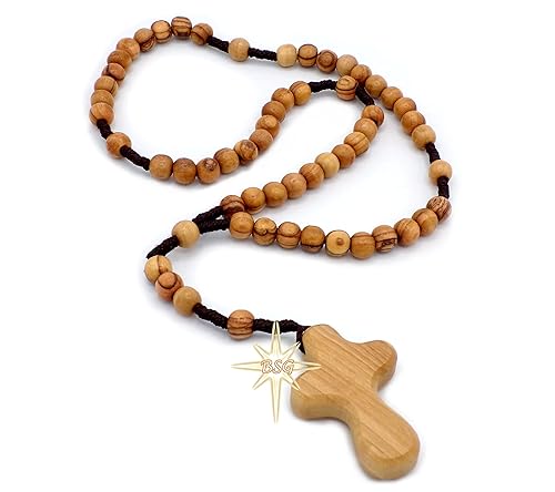 Vista 17 de Personalized Olive wood Rosary from Bethlehem, Own Name, Children Gifts, Confirmation, First Communion and Baptism for Boy and Girls. for Mothers