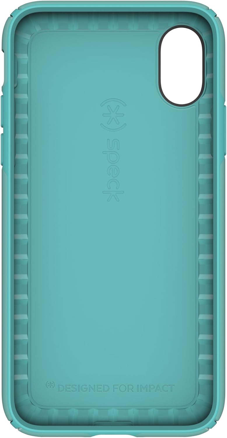 Speck Products Presidio Metallic Case for iPhone XS/iPhone X, Peppermint Green Metallic/Jewel Teal