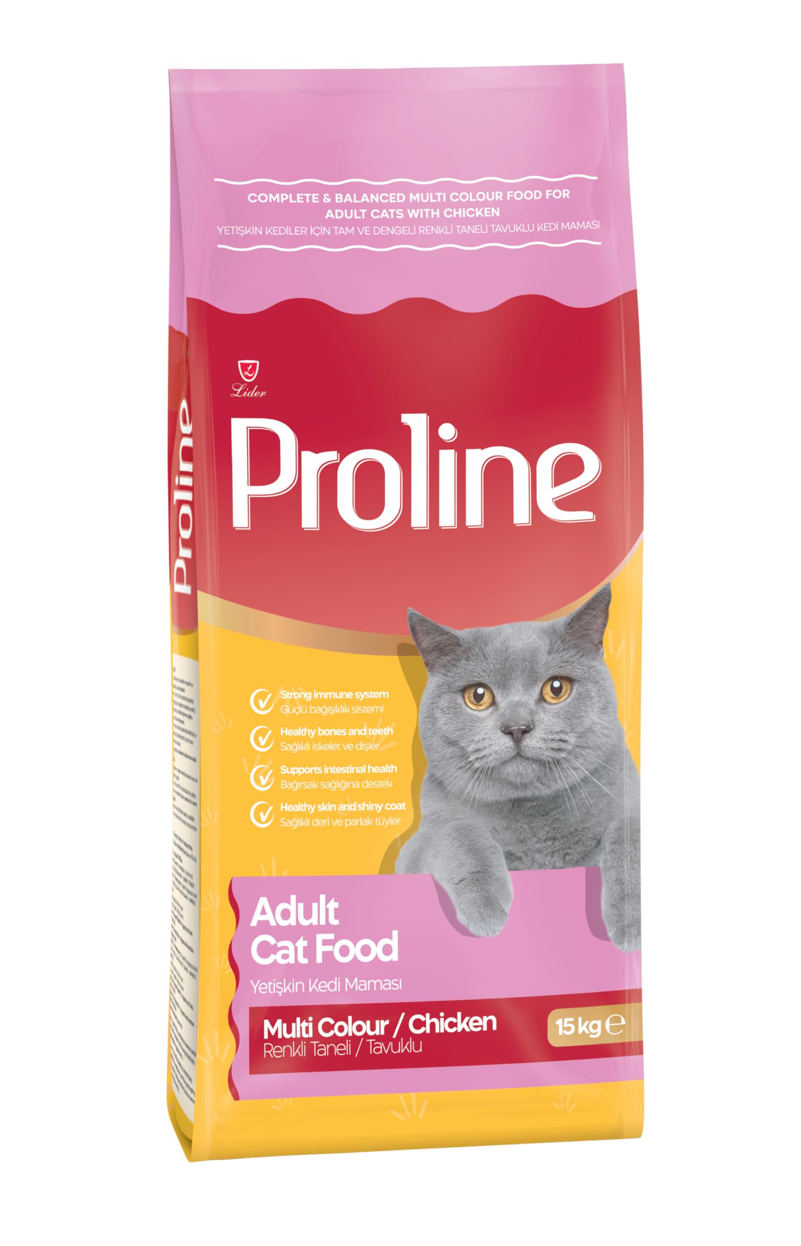 Proline Adult Cat 31/12 Chıcken Multı Color 15 Kg