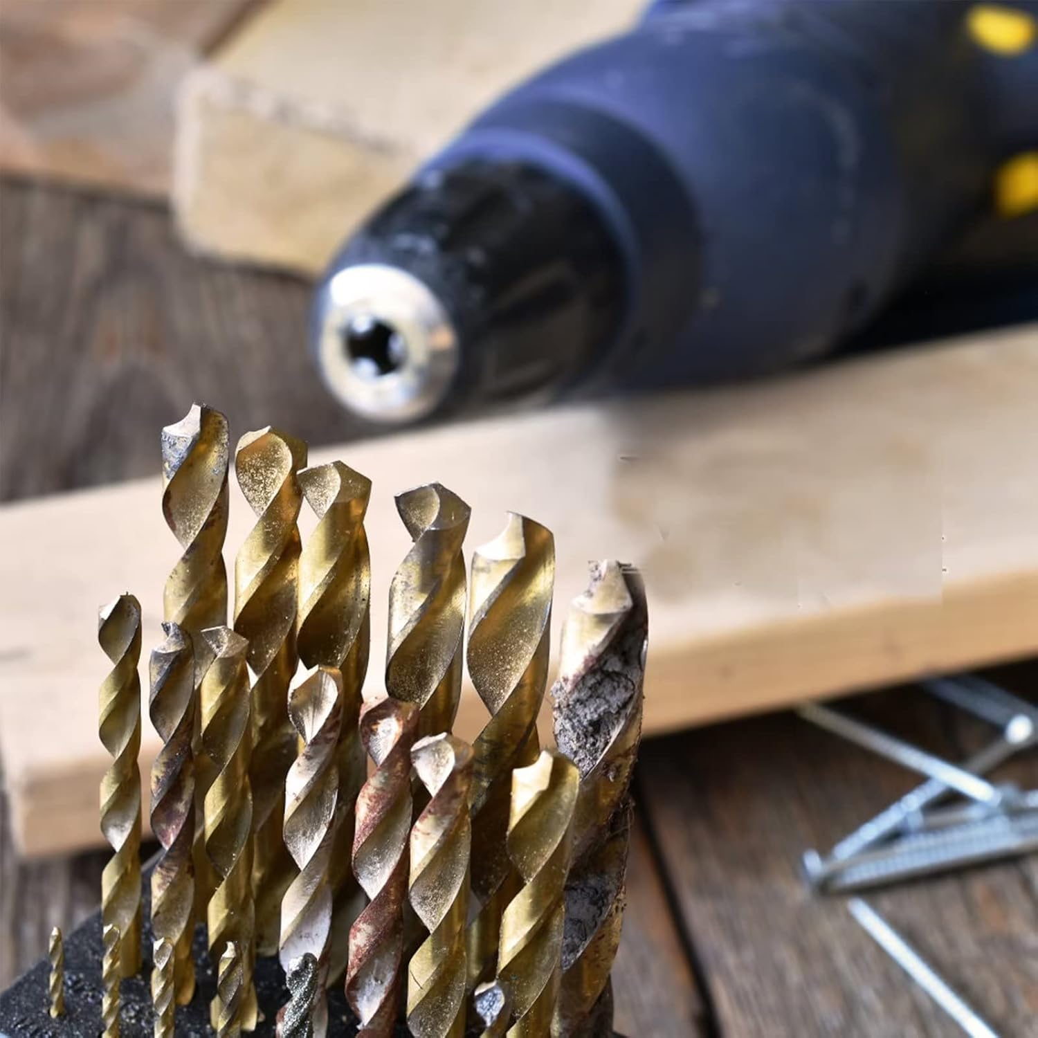 Double Ended Drill Bit Set - Pack of 10 M35 1/8" Cobalt Twist Drill Bits