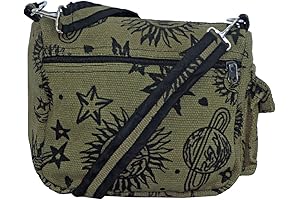 Sun, Moon, Stars, and Planets Celestial Grunge Bag
