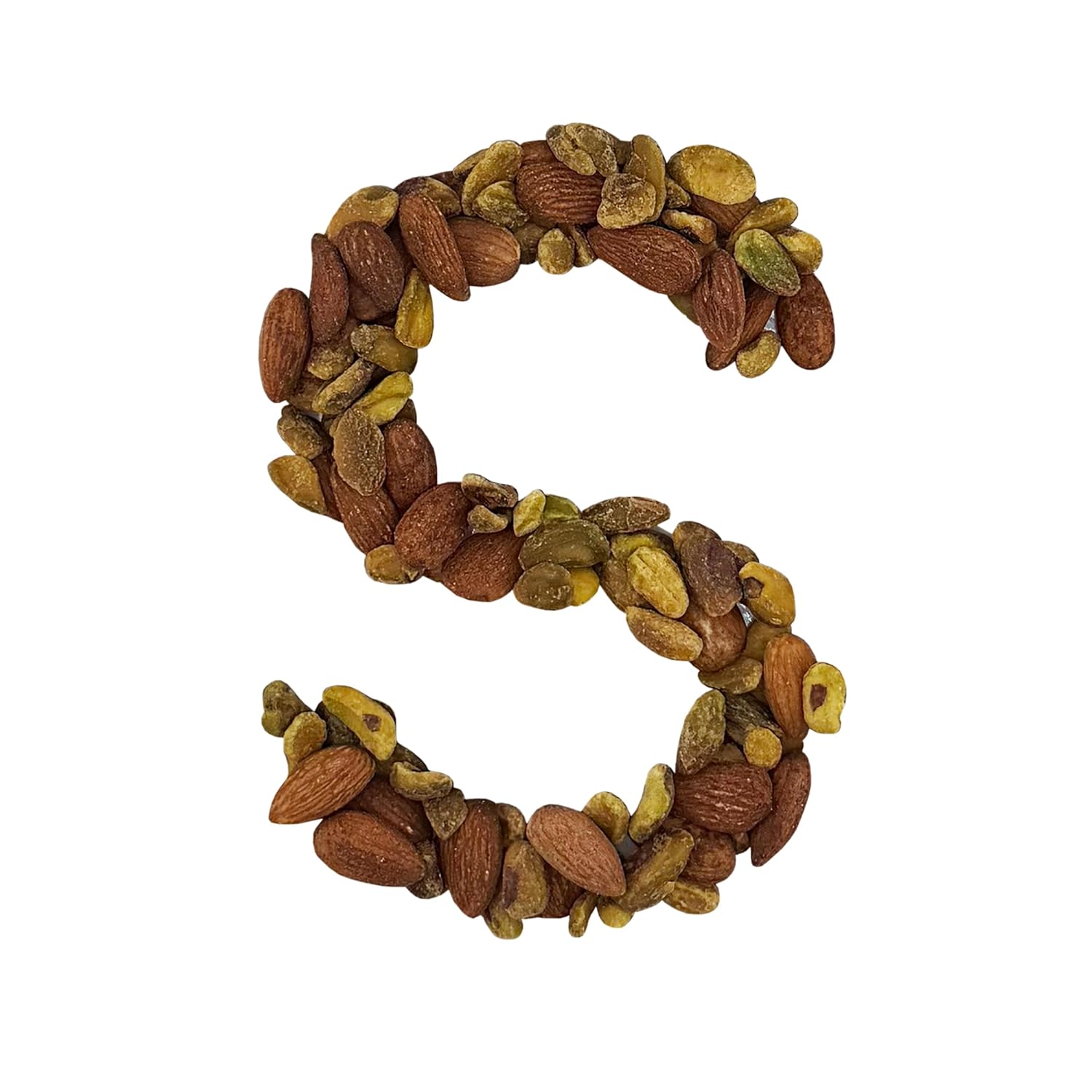 Smarty Stop Mix Nuts Healthy Snacks Collection (No Shell Roasted Salted Pistachio & Roasted Almond Mix, 2 Pound (Pack of 1))