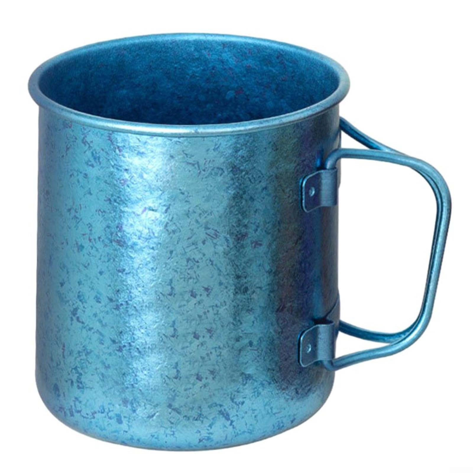 Tasse pliable en titane 450ml pour eau bouillante et bivouac