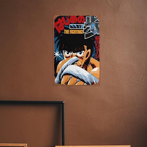 Miniatura 6 de Ippo Makunouchi - Cartel de metal retro de hojalata de Halloween, cueva, bar, club, arte de pared para el hogar, 8 x 12 pulgadas