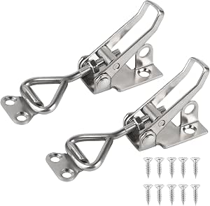 Morsetto A Ginocchiera Regolabile In Acciaio Inox 304 Per Cassetti E Scatole - 10x2,8 Cm - 3
