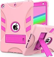 Vista 33 de Rantice Funda para iPad de 9ª generación, funda para iPad de 8ª generación, funda para iPad de 7ª generación, funda híbrida a prueba de golpes