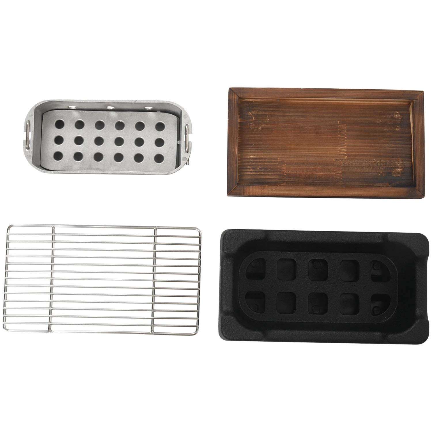 Horno Portátil Japonés MAKIVI - Barbacoa De Carbón Mini (24x12.5cm)