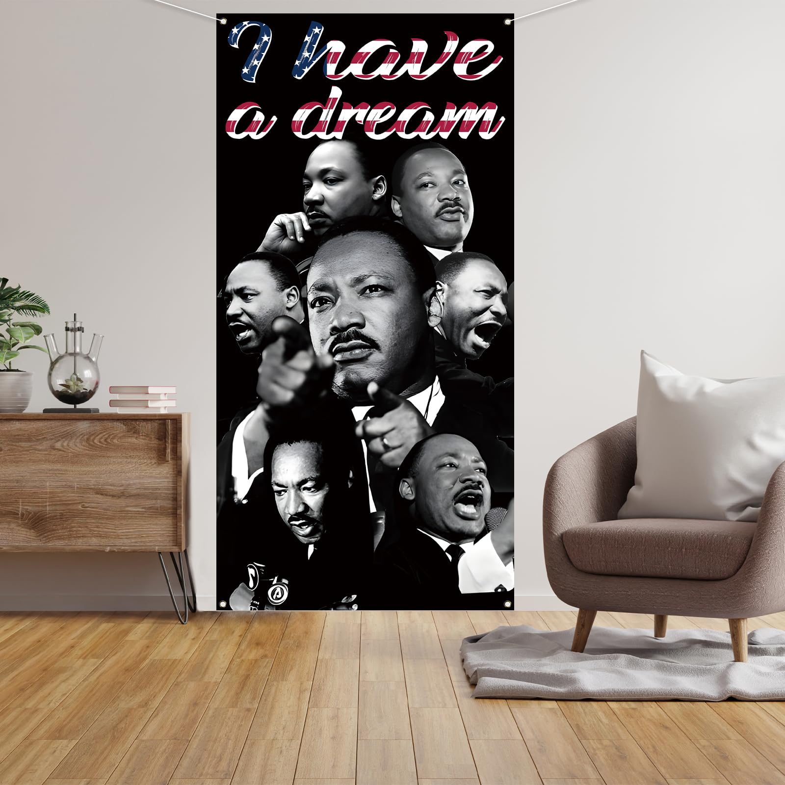 Martin Luther King Jr. Day Banner – „I Have A Dream“ Hintergrund Für Party, Fotoshooting & Dekoration