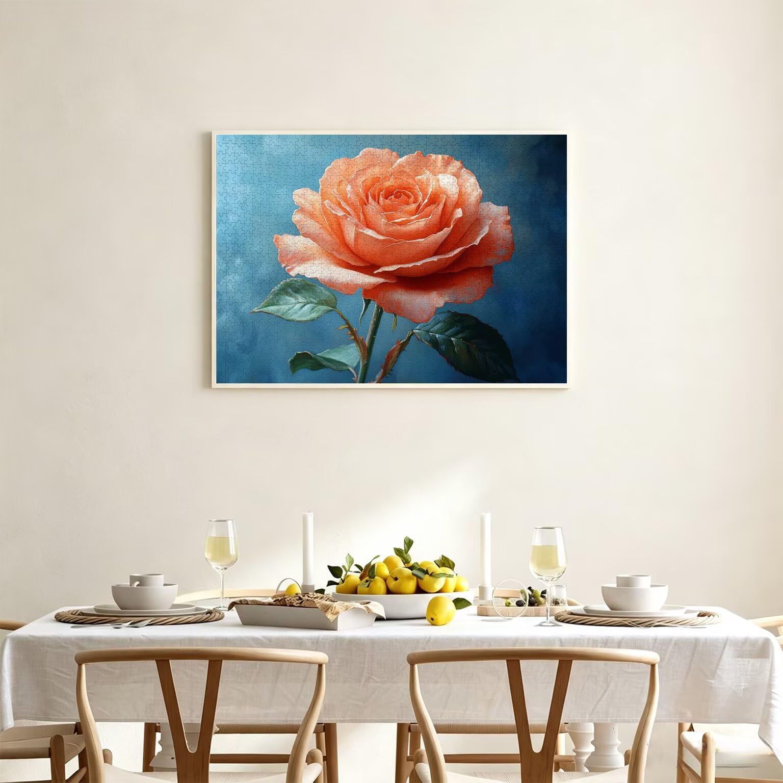 Puzzle dla dorosłych 4000, kwiat róża, 141 x 87 cm, n-285
