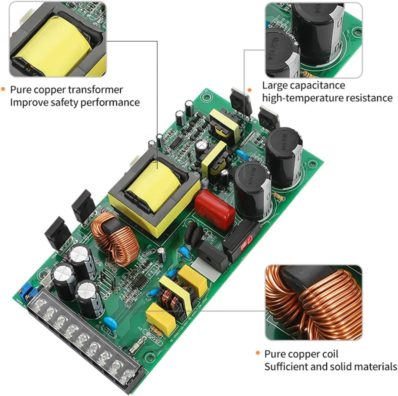 RWRAPS MS600 Power Supply Internal Components