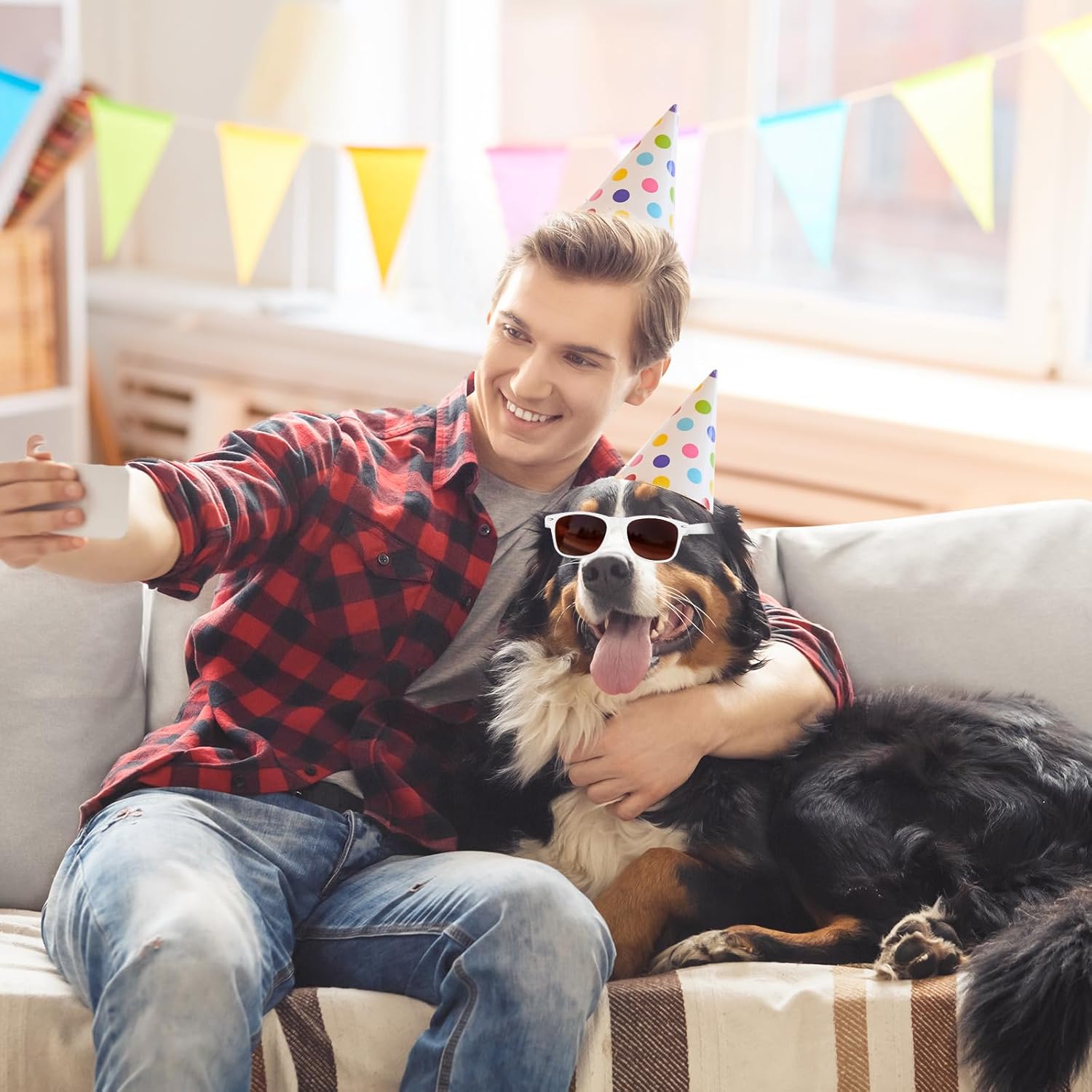 ASTARON 8 Pack Kids Party Novelty Sunglasses Bulk for Kids 3+ Summer Beach Party Birthday Party Favors Supplies Goody Bag Filler - Image 7