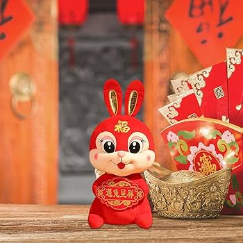 Amazon.co.jp: うさぎのぬいぐるみマスコット グッズ | 中華風