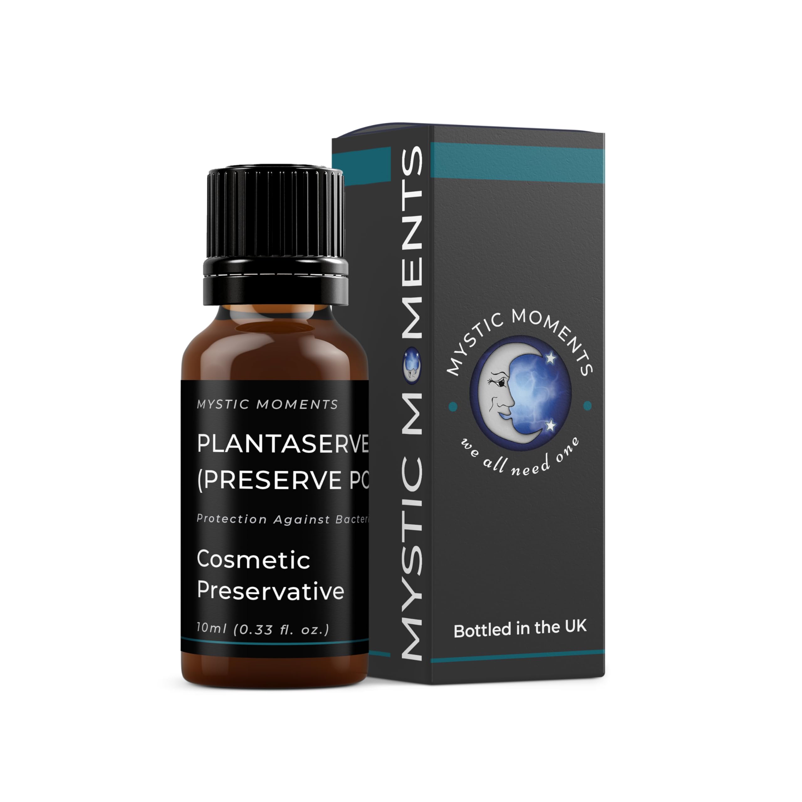 Mystic Moments Colorless | Plantaserve E Preservative | Broad Spectrum Cosmetic Grade | Phenoxyethanol & Ethylhexylglycerin | Water & Alcohol Soluble | Paraben-Free | Antimicrobial Protection | 10G