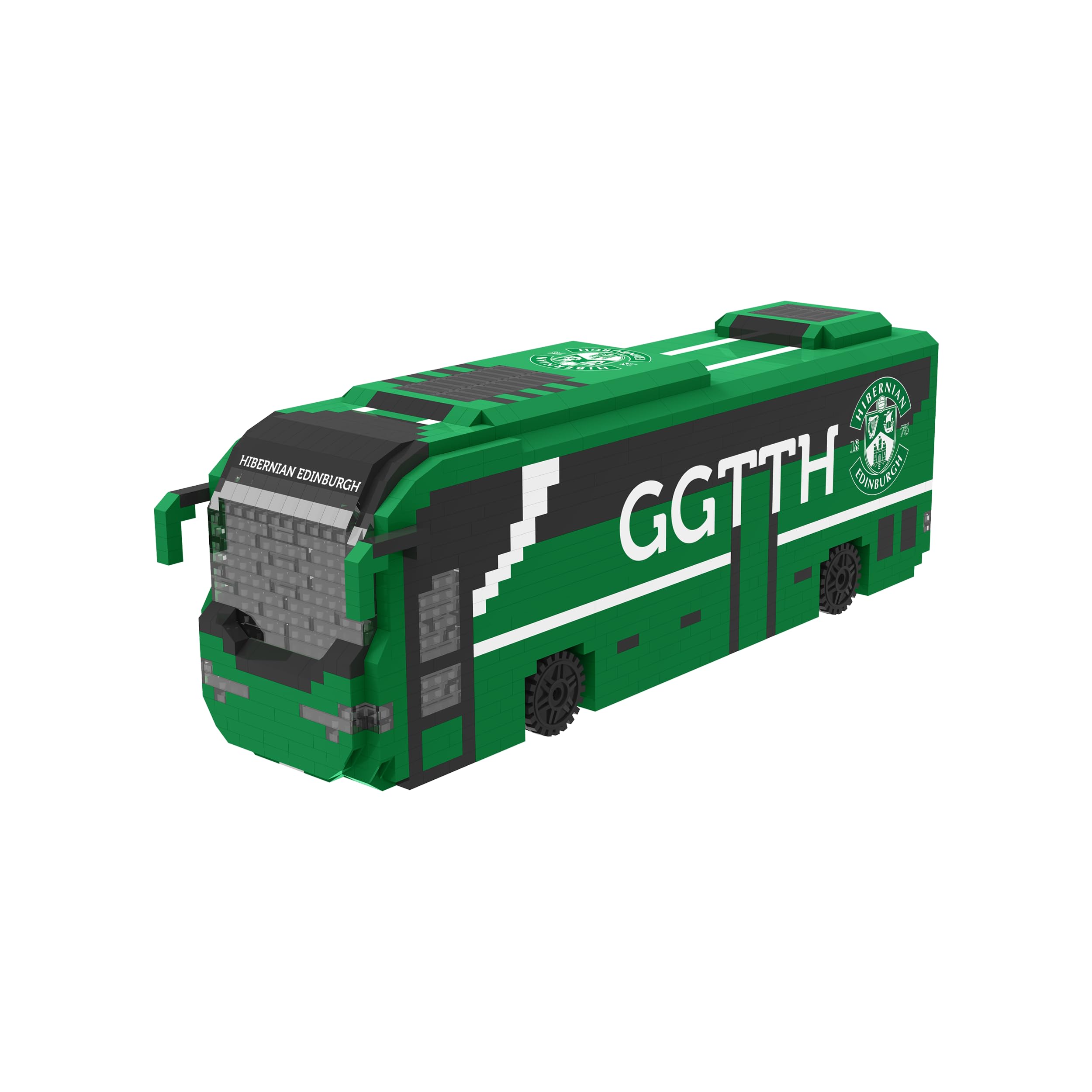 Foco Hibernian Fc Officially Licensed Football Brxlz Bricks 3D Coach Toy Model (Hibernian Fc)