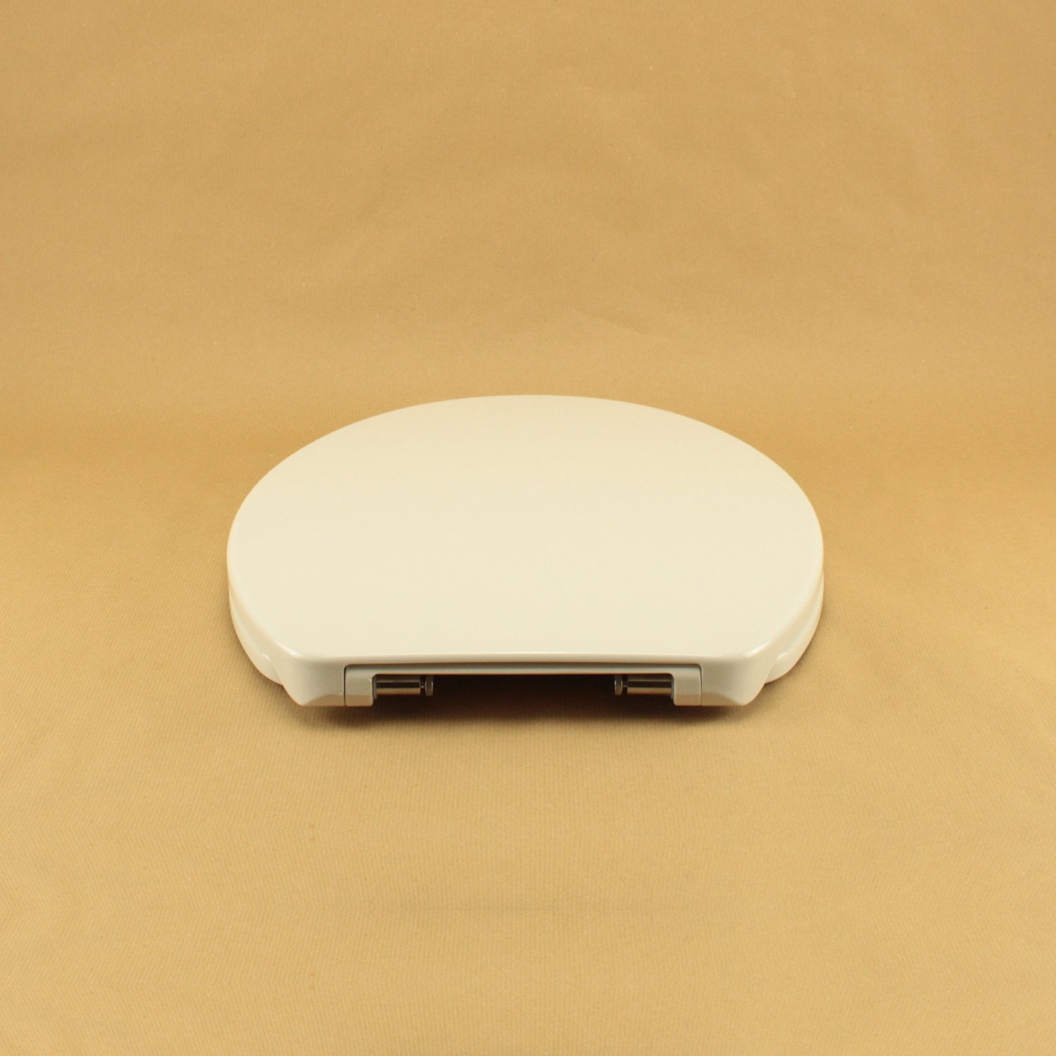 Abattant Allibert Bolivia Blanc Brillant En HDF Charnières Inox