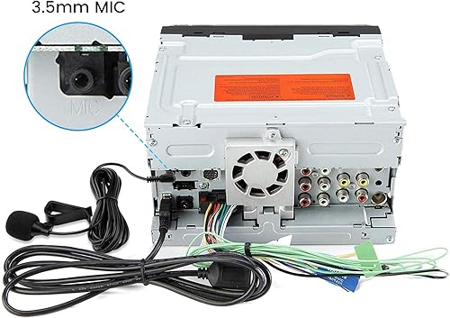 Miniatura 9 de weishan Micrófono de coche de 0.138 pulgadas, reemplazo de micrófono de radio de coche para Pioneer Kenwood Boss JVC Sony Jensen Alpine Unidad