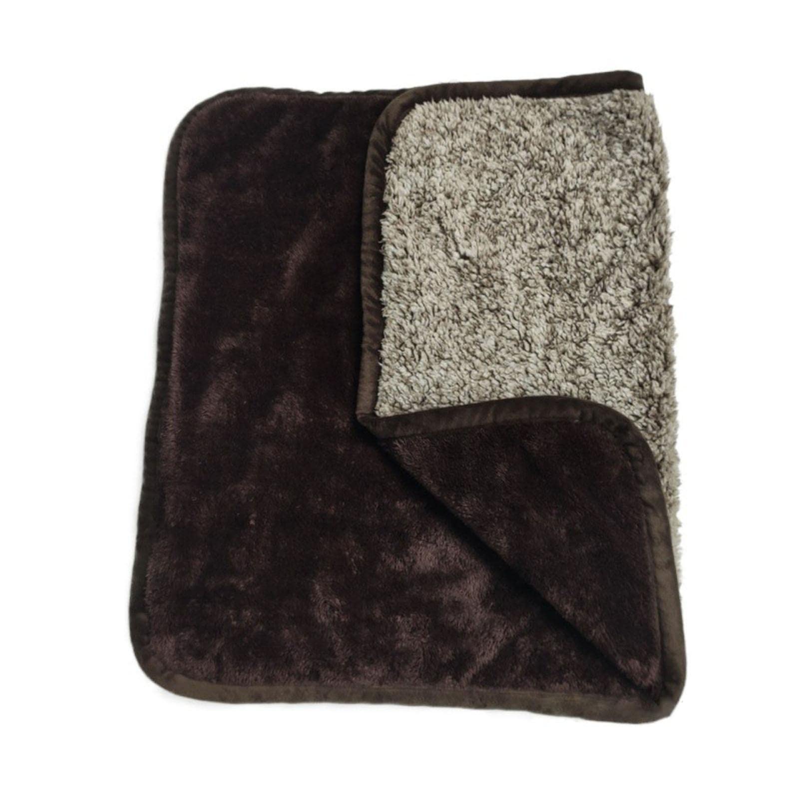 Manta de cama para perro, manta de forro polar suave, manta de doble cara de felpa cálida para perros grandes y pequeños