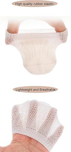 Miniatura 5 de Calcetines antideslizantes para bebés, calcetines antideslizantes para niños pequeños, calcetines delgados de malla al tobillo para bebés, recién