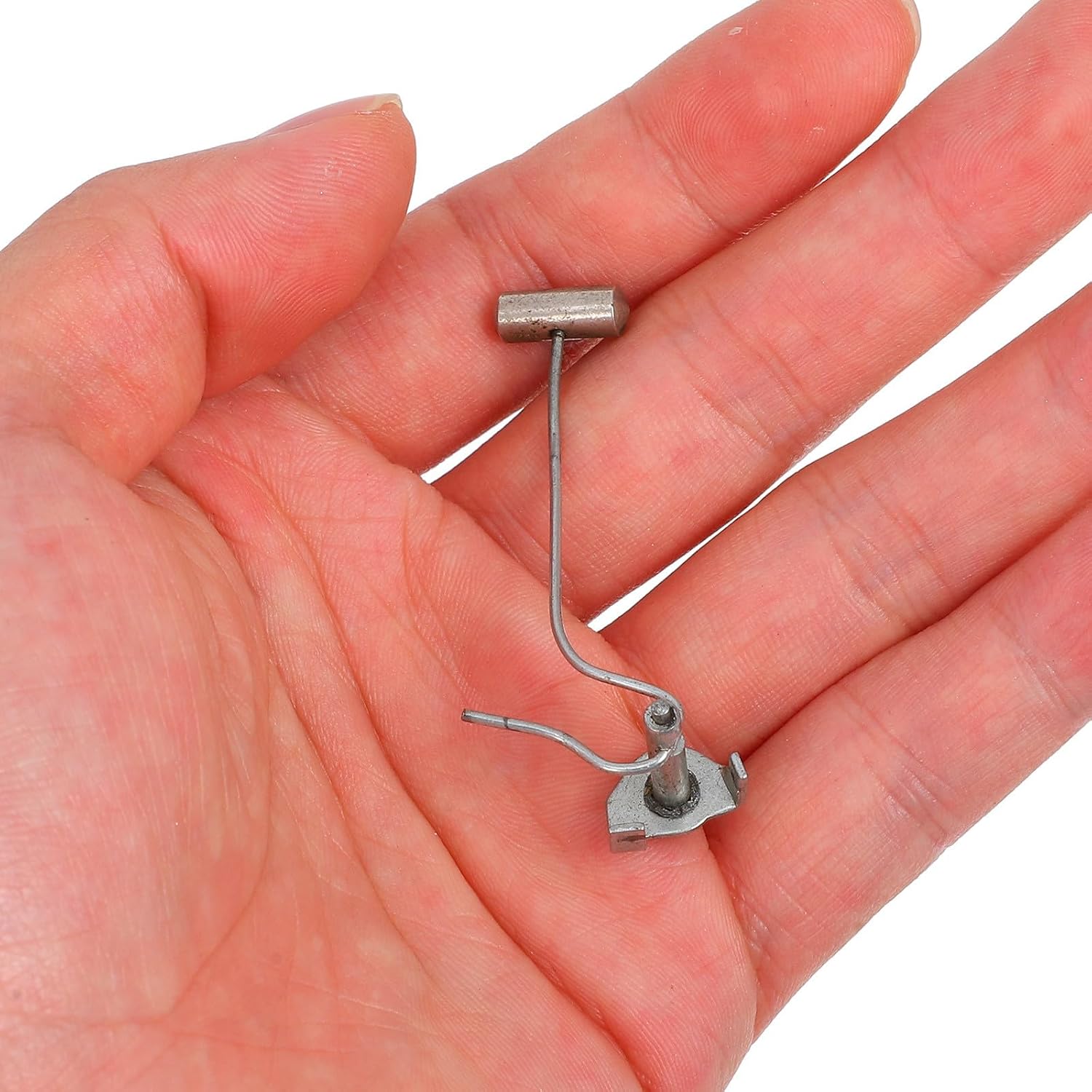 HOMSFOU Metal Alarm Clock Replacement Parts for Retro Home Use Silver Iron Material Mechanical Alarm Clock Accessory Compatible Supplies