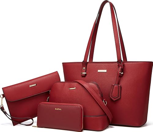 Women Fashion Synthetic Leather Handbags Tote Bag Shoulder Bag Top