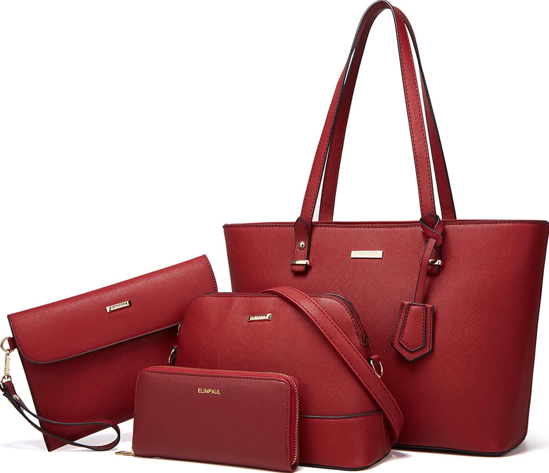 Women Fashion Handbags Tote Bag Shoulder Bags Top Handle Satchel Purse Set