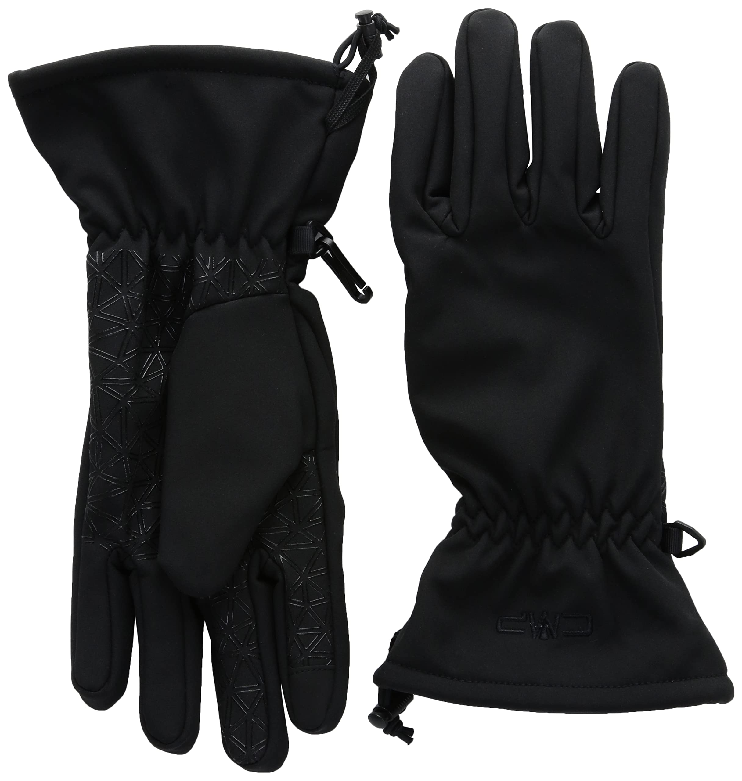 CMP - Man Softshell Gloves, Black, 10.5