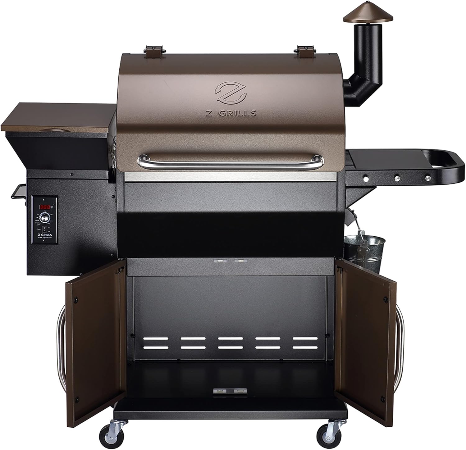Z Grills ZPG-1000D 2020 New Model 8 in 1 BBQ Grill Auto Temperature Control, 1000 sq in Bronze
