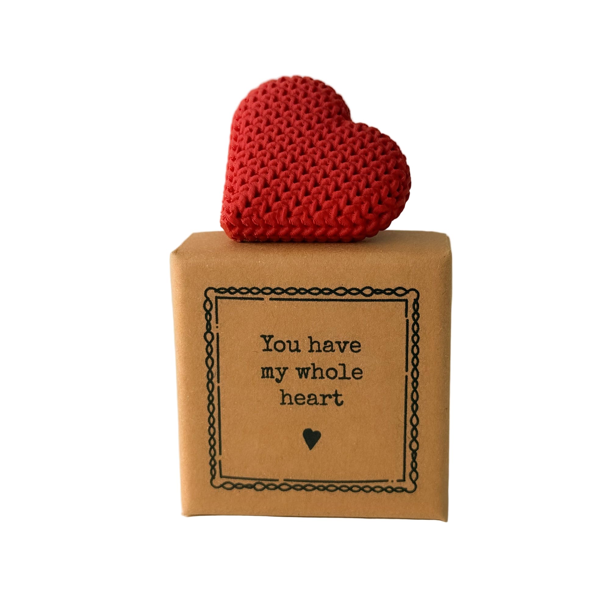 Image Industry You Have My Whole Heart – Tiny Little Gifts – Heart Keepsake in Small Gift Box – Sentimental Style Gift for Best Friend or Loved One