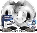 Detroit Axle - Rear Brake Kit for 2008-2017 Honda Accord 2009-2014 Acura TSX Disc Brake Rotors Ceramic Brakes Pads Replacement : 11.10