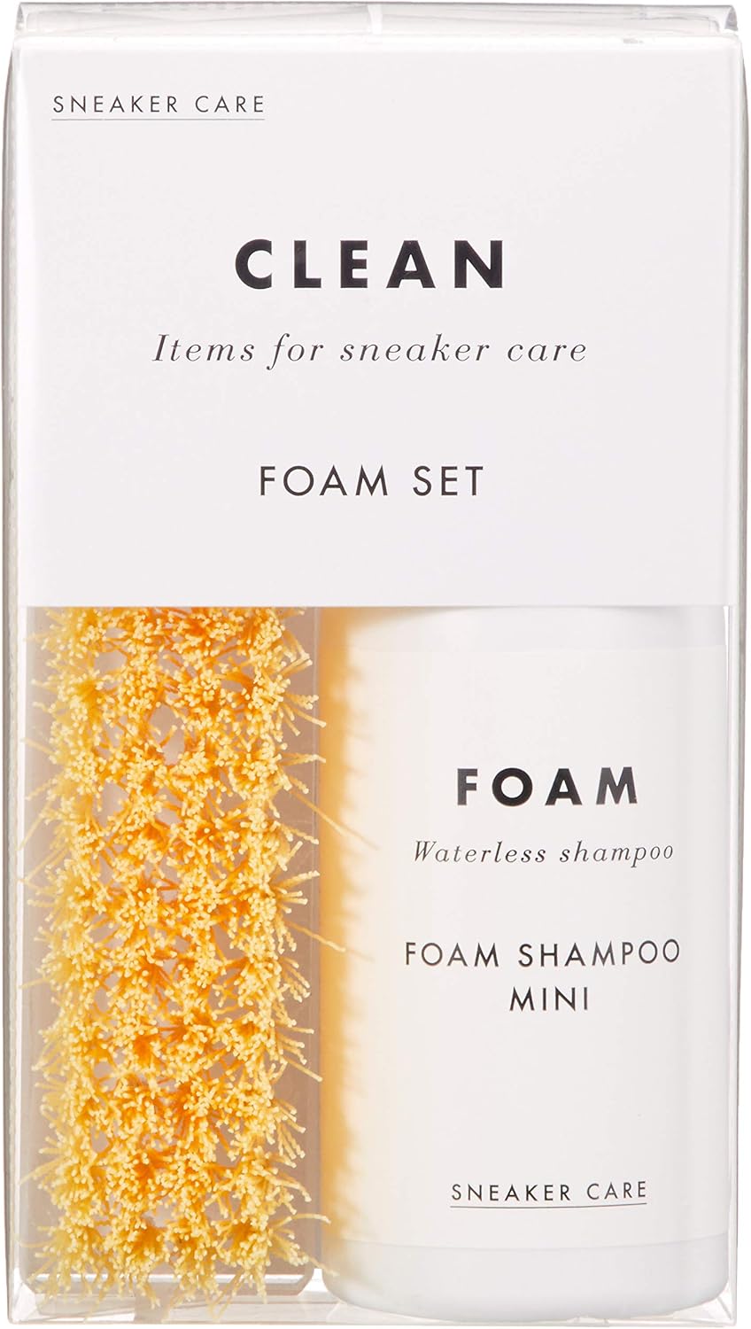Columbia Shoe Care Supplies, Sneaker Care, Foam Set, Approx. Width 3.0 x Depth 1.8 x Height 5.3 inches (7.5 x 4.5 x 13.5 cm)