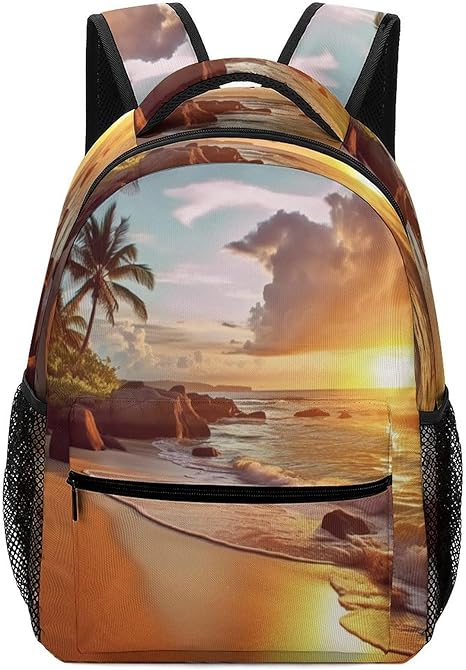 バックパック・リュック Squareline BUDDY BackPack (5 COLOR) Amazon.com: ZXDSKGYN Backpacks Tropical Beach at Sunset