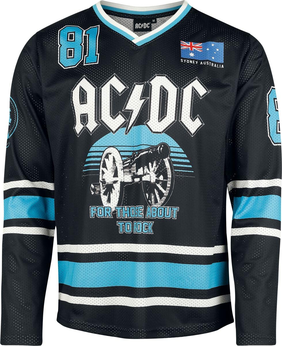 AC/DC Hockey Jersey Homme Multicolore Large