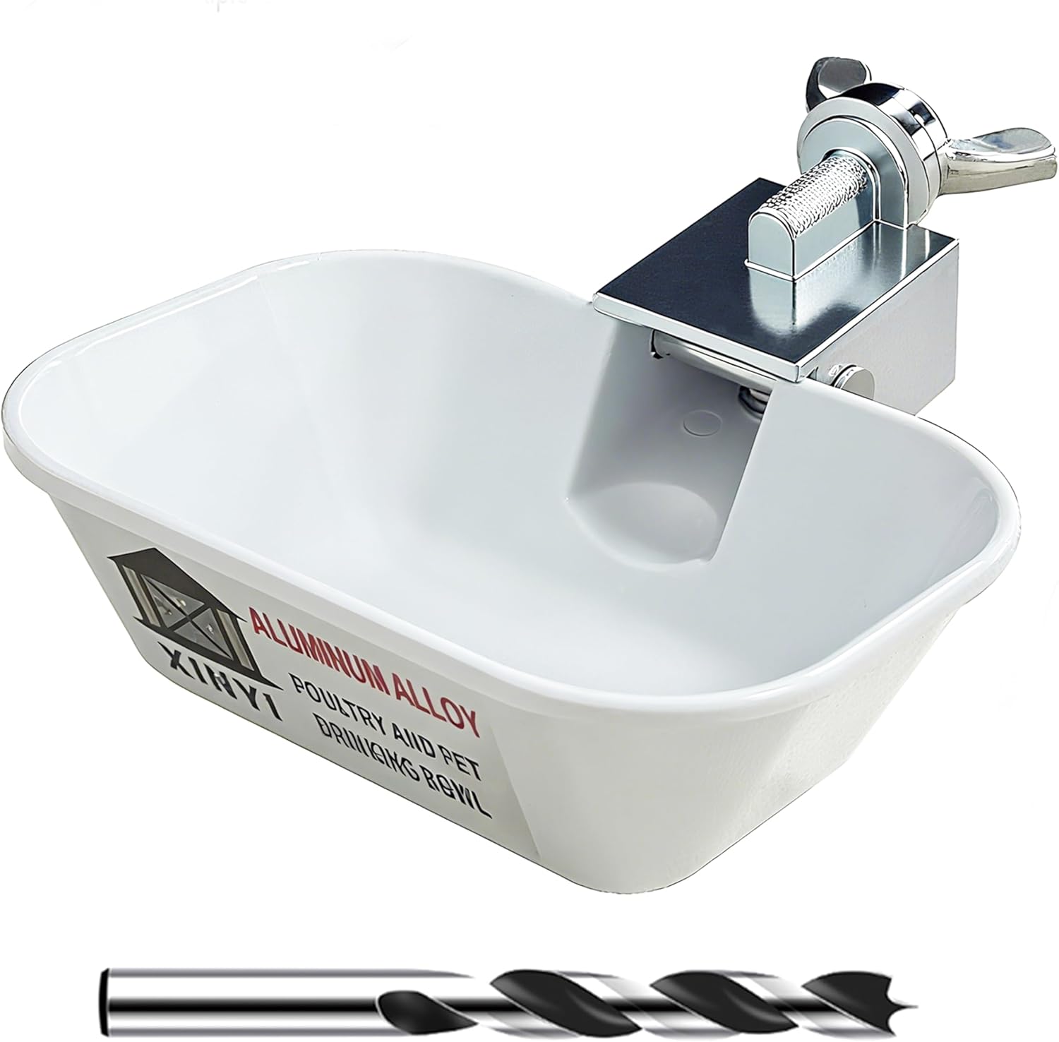 XINYI 4pcs Aluminum Alloy Chicken Water Cups, Metal Chicken Water Feeder for Small Animals, Dog, Cat, Bunnies, Ferret, Hamster, Guinea Pig, Chinchillas, Mice, Rats, Goat, Bird, Rabbit Water Bowl