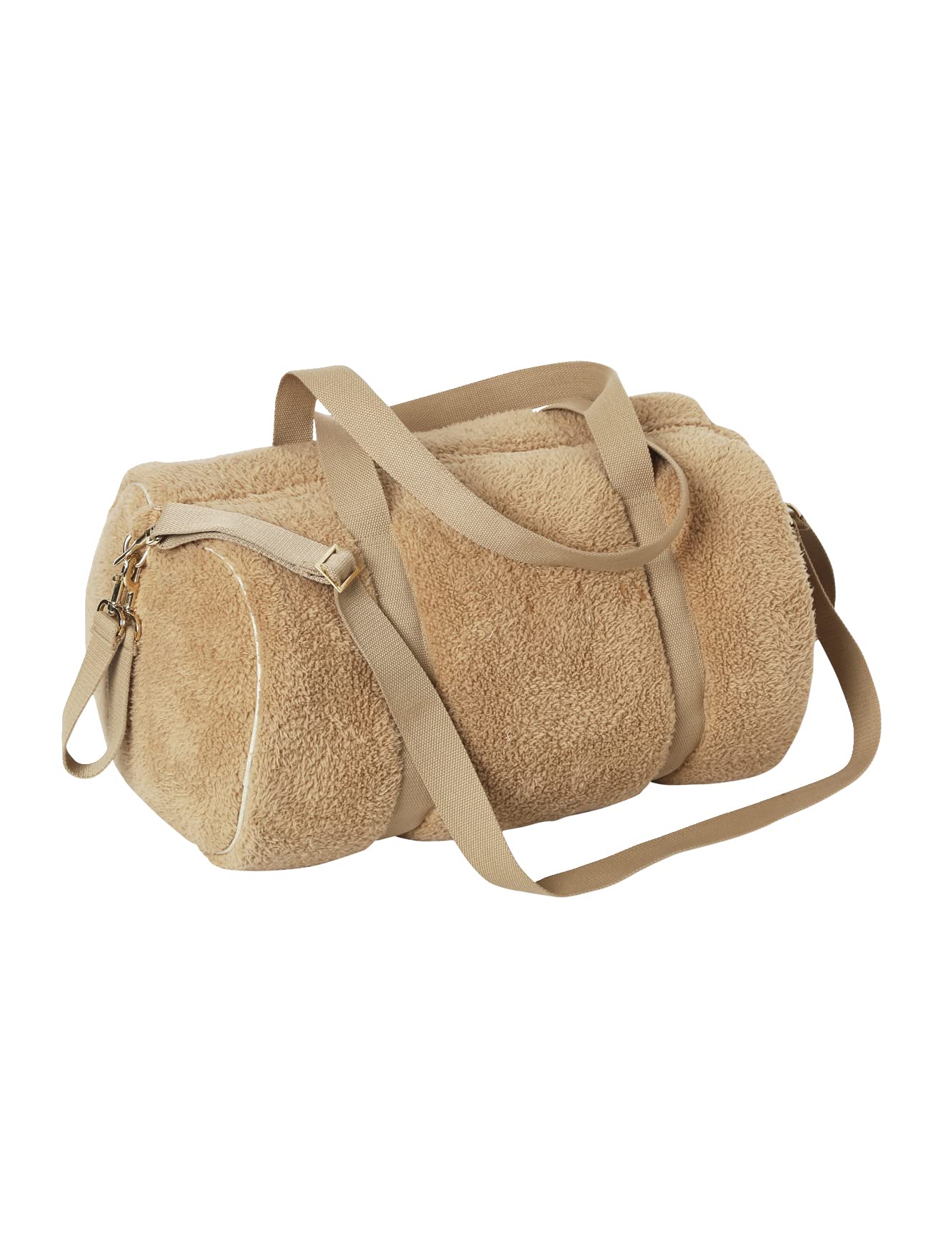 Vertbaudet Wickeltasche Baby Roll Plüschbeige ONE SIZE