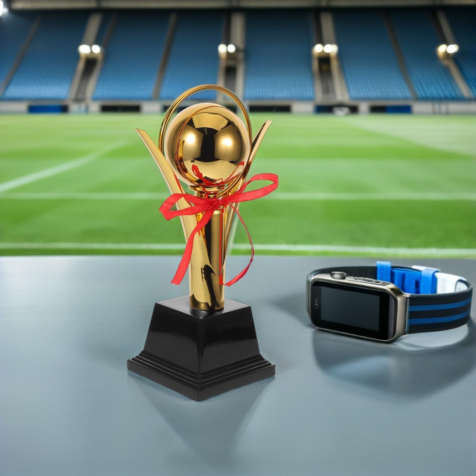 Healeved Coppa di Calcio in Metallo Dorato Premio del Campionato di Calcio e Basket Coppa Premio D’Oro per Tornei Sportivi Giovanili Premi per Eventi Sportivi all’Aperto e al Chiuso