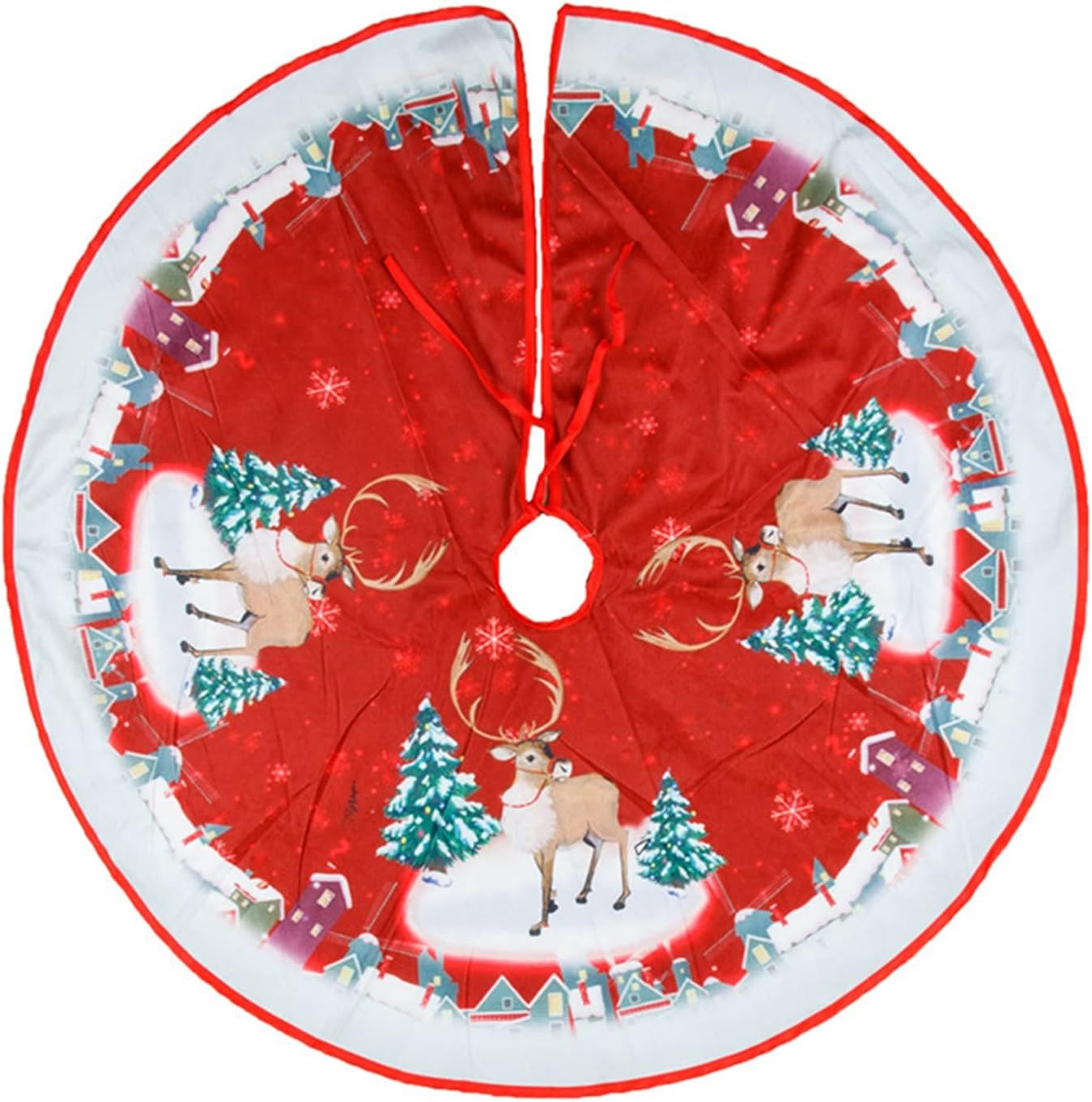 LUYANhapy9 Christmas Floor Mat Scene Layout Thicker Xmas