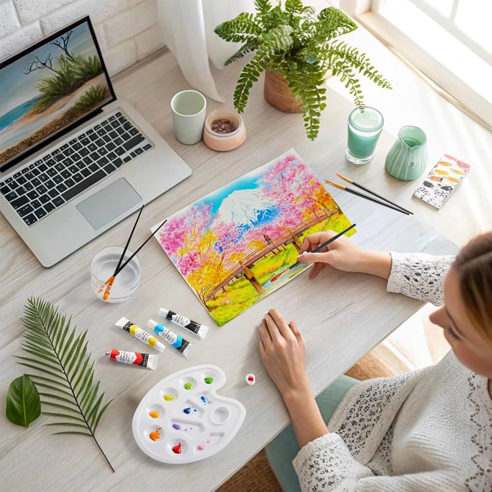 Amazon | Shuttle Art 水彩絵の具 36色セット 透明水彩 12ml