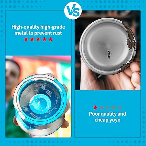 Miniatura 3 de Yoyo Profesional Responsive para niños principiantes, Yoyos profesionales que no responden para adultos, yoyos de trucos para jugadores avanzados