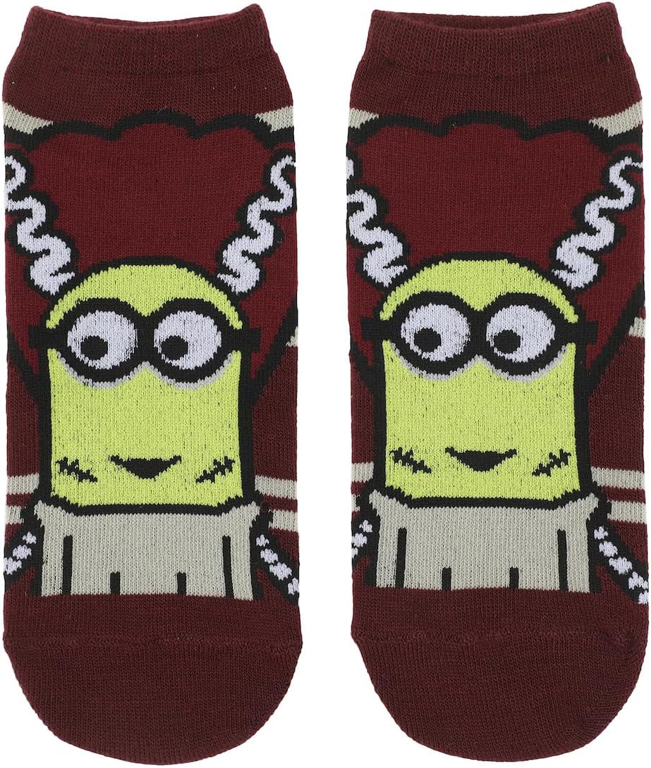 Bioworld Despicable Me Minions Classic Monsters Costumes Women's 5-Pair Ankle Socks - Image 4