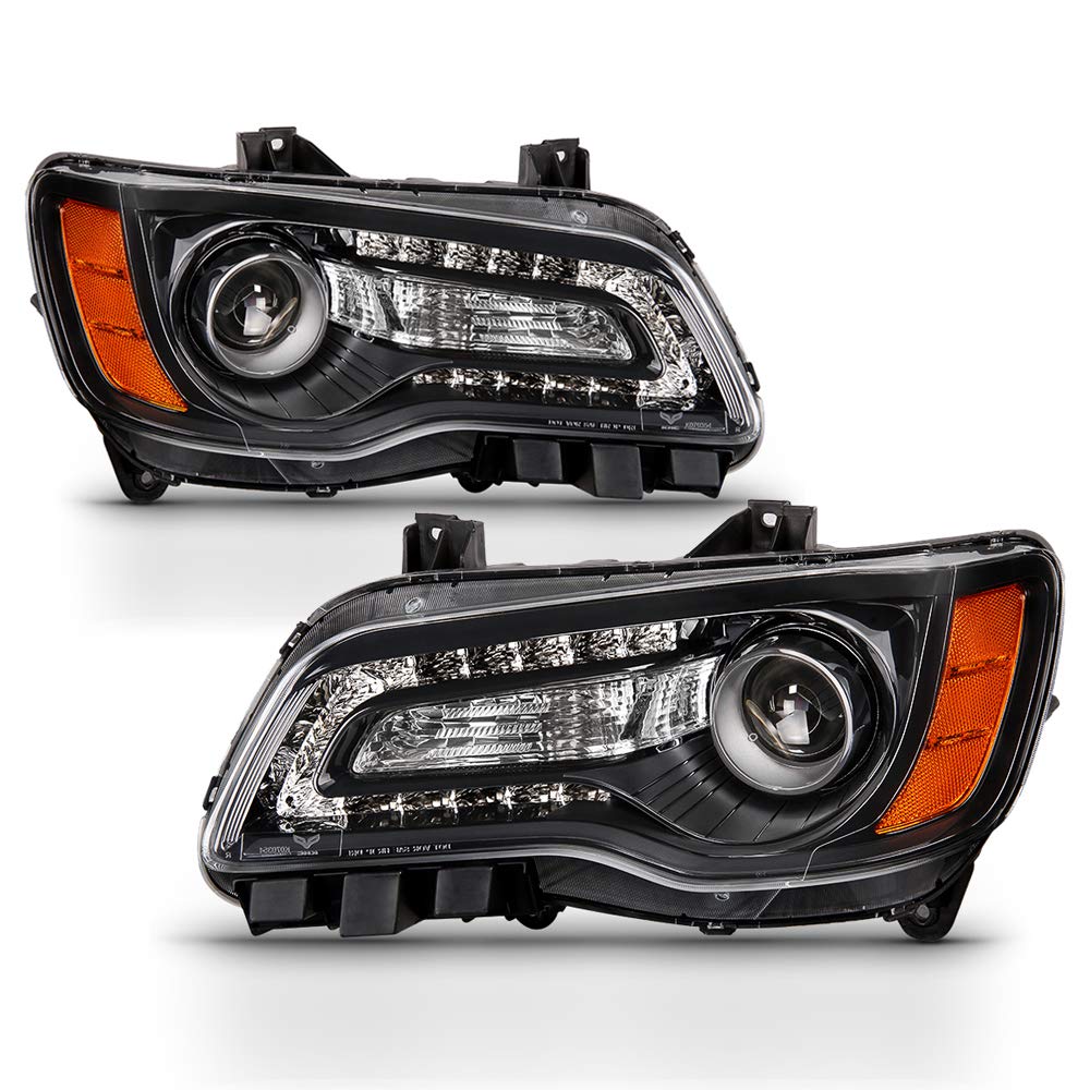Amazon | VIPMOTOZ 2011-2014 Chrysler 300ヘッドライト用