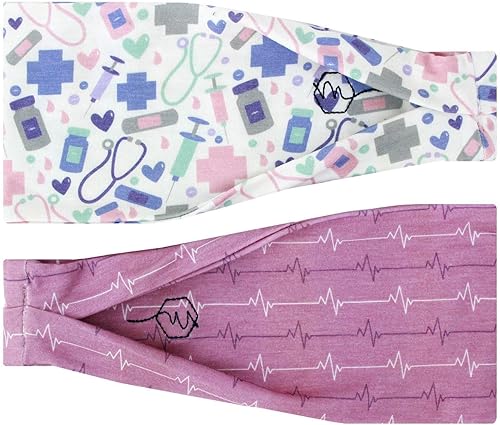 Miniatura 37 de Maven Thread 4" Wide Workout Headbands for Women – Non-Slip Sweatbands for Gym, Running & Yoga Urbano