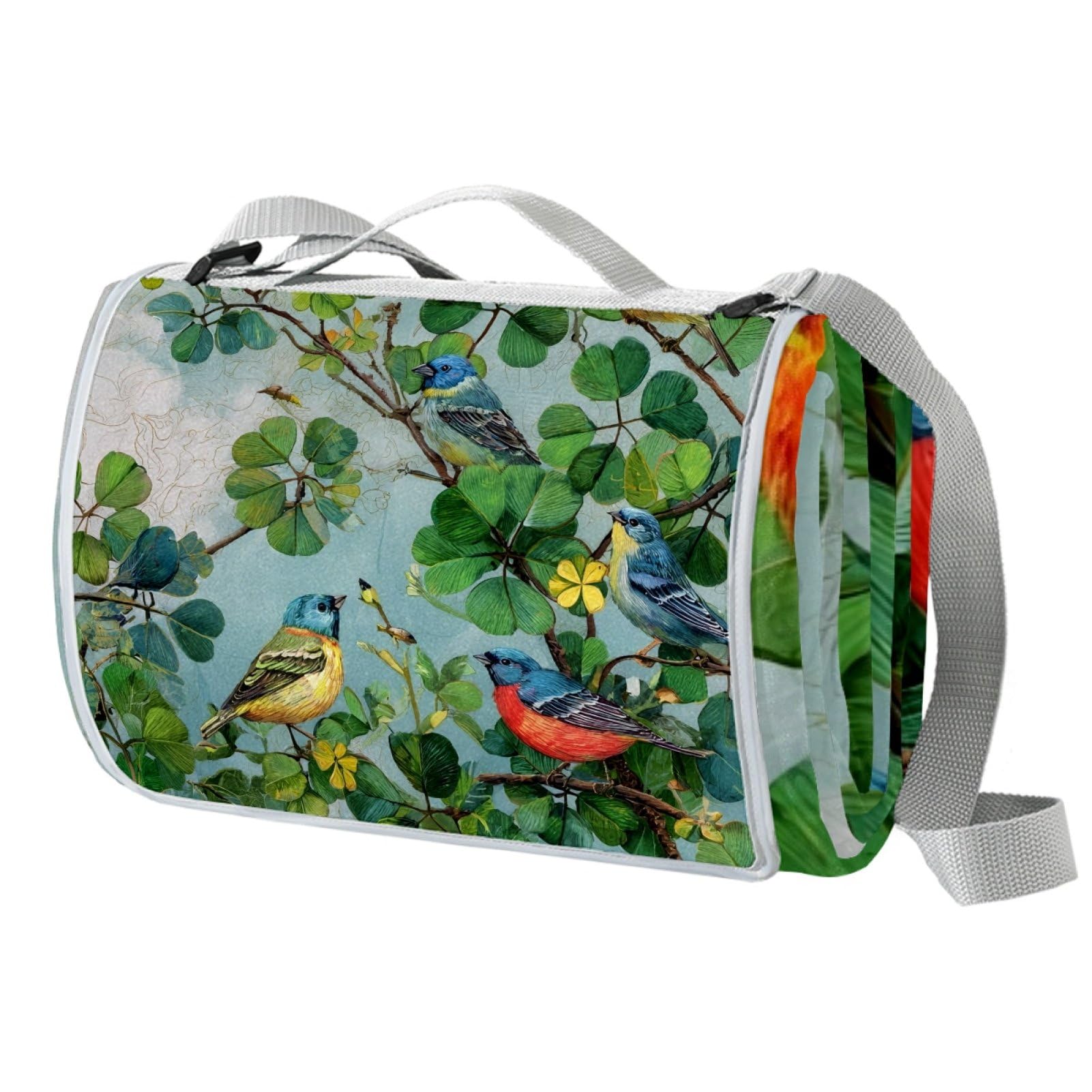 Couverture pique-nique imperméable pliante 150x145cm lavable motif Saint-Patrick accessoires outdoor