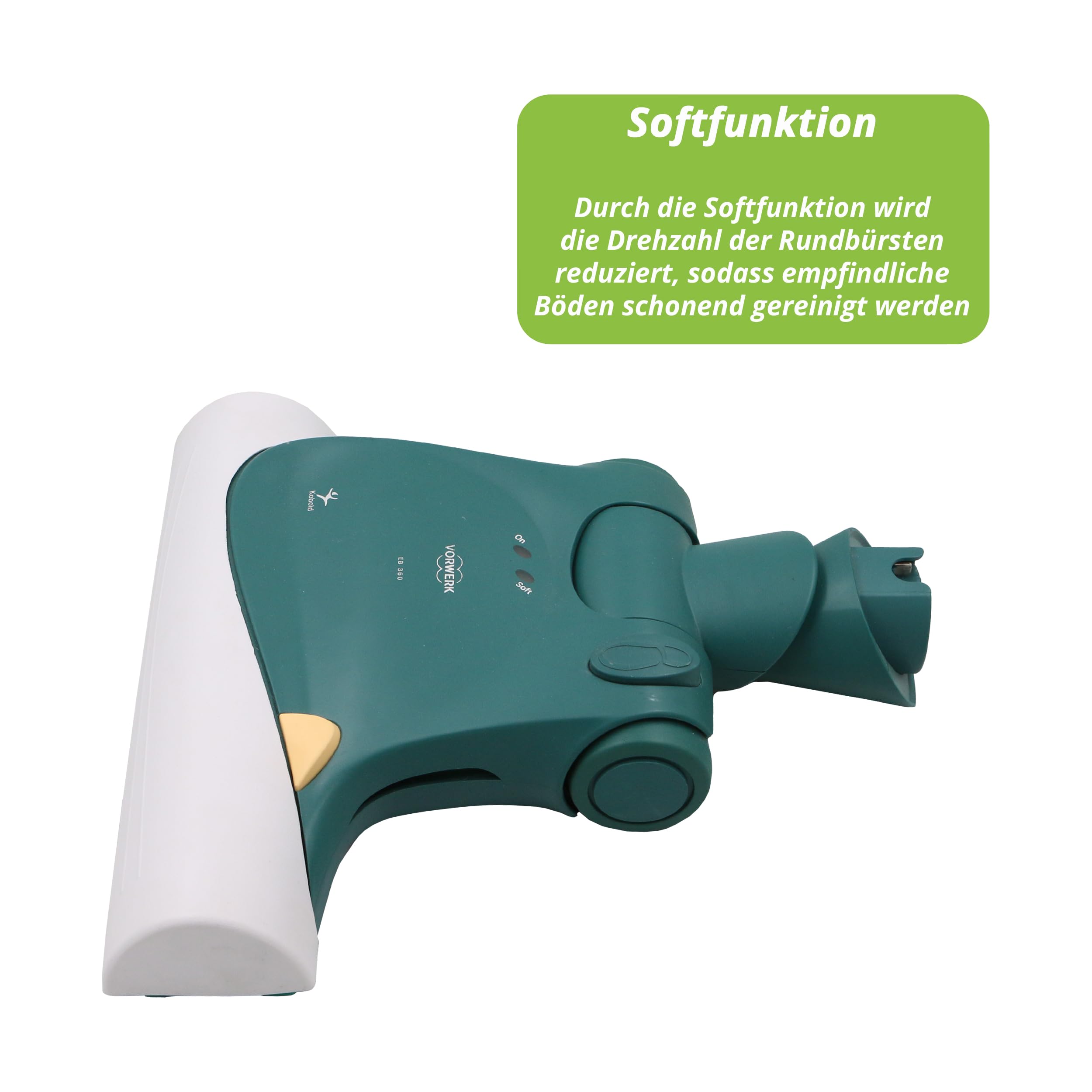 Vorwerk EB 360 - Cepillo eléctrico para alfombras (apto para aspiradoras Kobold 130, 131, 135, 136, 140, 150, VT260, VT265, VT270 y Tiger 252, 260, 265 y 270)