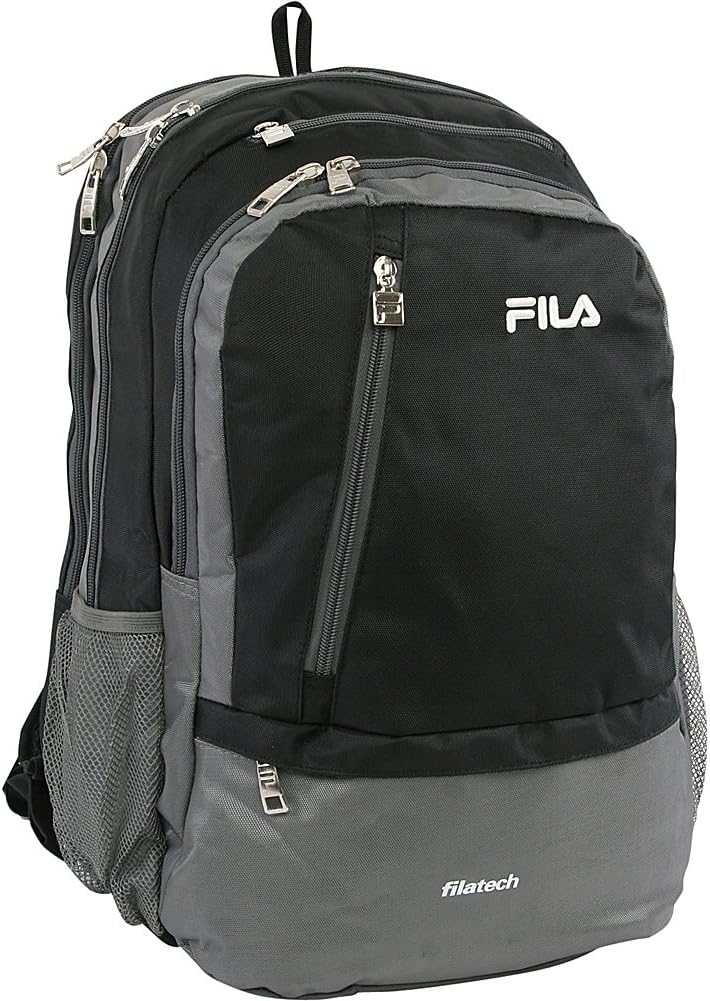 Fila Duel Laptop Computer Tablet Backpack, Black